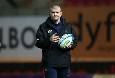 160224 - Scarlets v Munster - United Rugby Championship - Munster Head Coach Graham Rowntree 