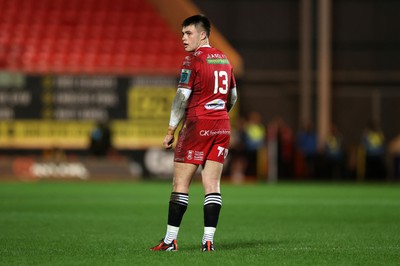 160224 - Scarlets v Munster - United Rugby Championship - Joe Roberts of Scarlets 