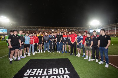 160224 - Scarlets v Munster - United Rugby Championship - Scarlets U18s Regional Age Grade Rugby winners