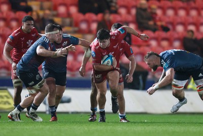 160224 - Scarlets v Munster - United Rugby Championship - Eduan Swart of Scarlets