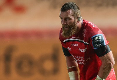 270925 - Scarlets v Munster, United Rugby Championship -Jake Ball of Scarlets