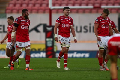 270925 - Scarlets v Munster - United Rugby Championship - Max Douglas of Scarlets