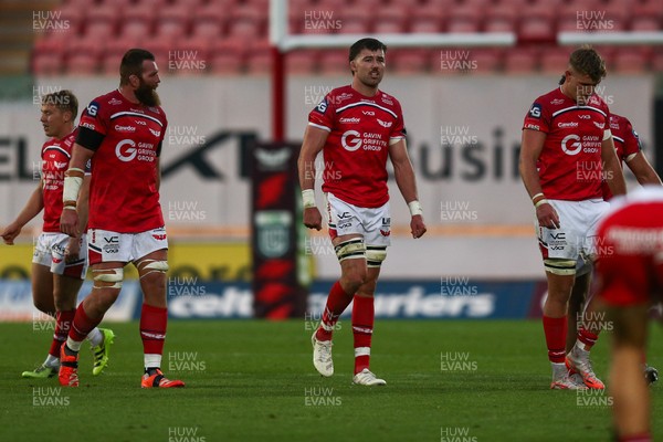 270925 - Scarlets v Munster - United Rugby Championship - Max Douglas of Scarlets