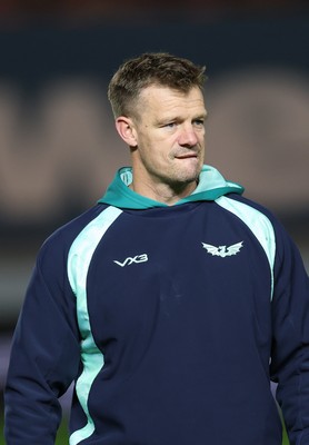 171026 Scarlets v Newcastle Red Bulls EPCR Challenge Cup - Scarlets head coach Dwayne Peel