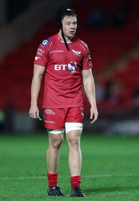 081016 - Scarlets v Newport Gwent Dragons - Guinness PRO12 - James Davies of Scarlets