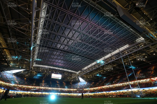 150417 - Newport Gwent Dragons v Scarlets - Guinness PRO12 - General View of the Principality Stadium