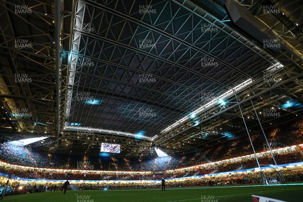 150417 - Newport Gwent Dragons v Scarlets - Guinness PRO12 - General View of the Principality Stadium