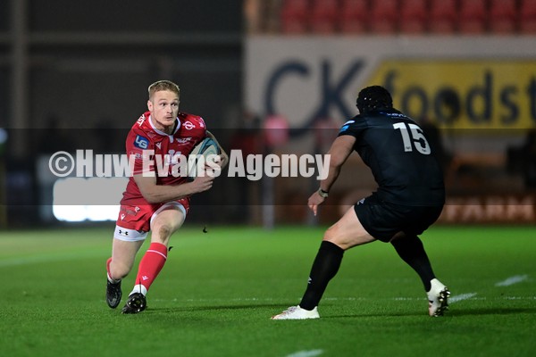 010122 - Scarlets v Ospreys - United Rugby Championship - Johnny McNicholl of the Scarlets   