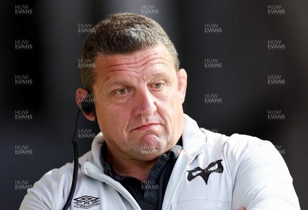 170922 - Scarlets v Ospreys, United Rugby Championship - Ospreys Head Coach Toby Booth at the end of the match