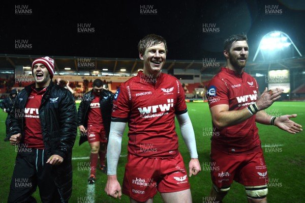 261217 - Scarlets v Ospreys - Guinness PRO14 - Rhys Patchell of Scarlets at the end of the game