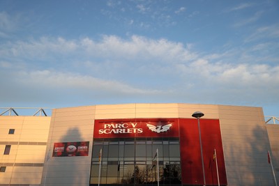 261225 - Scarlets v Ospreys - United Rugby Championship - General View of Parc y Scarlets