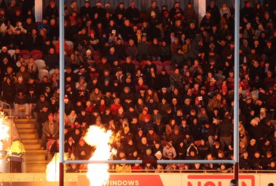 261225 - Scarlets v Ospreys - United Rugby Championship - Fans