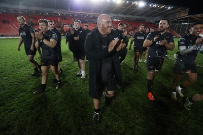 261225 - Scarlets v Ospreys - United Rugby Championship - Rhys Henry of Ospreys at full time