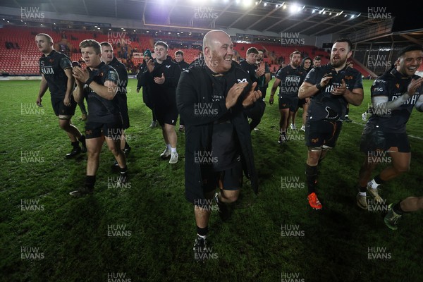 261225 - Scarlets v Ospreys - United Rugby Championship - Rhys Henry of Ospreys at full time