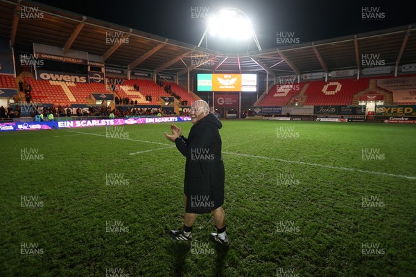 261225 - Scarlets v Ospreys - United Rugby Championship - Rhys Henry of Ospreys at full time