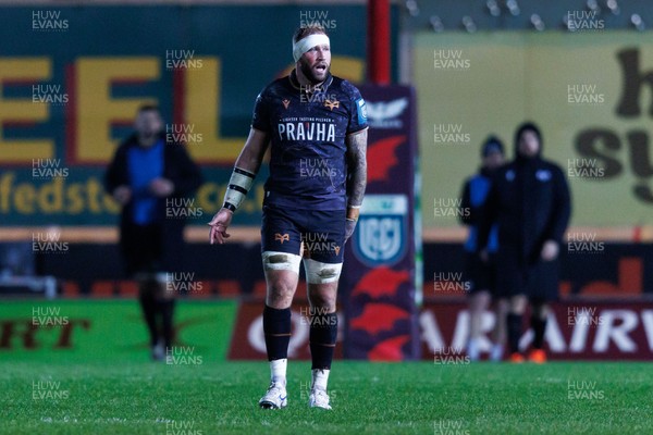 261225 - Scarlets v Ospreys - United Rugby Championship - Ross Moriarty of Ospreys