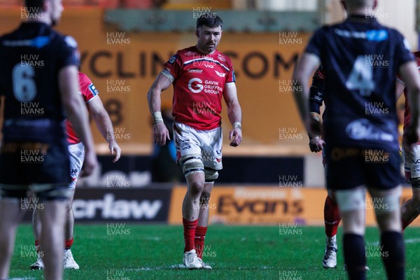 261225 - Scarlets v Ospreys - United Rugby Championship - Max Douglas of Scarlets