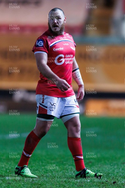 261225 - Scarlets v Ospreys - United Rugby Championship - Marnus van der Merwe of Scarlets