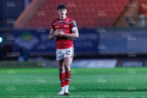 261225 - Scarlets v Ospreys - United Rugby Championship - Eddie James of Scarlets