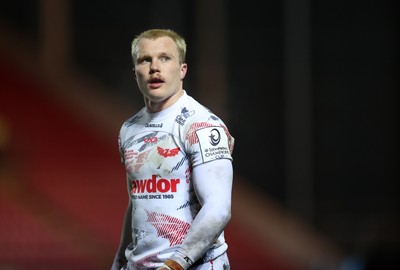 100126 - Scarlets v Section Paloise - Investec Champions Cup - Blair Murray of Scarlets 