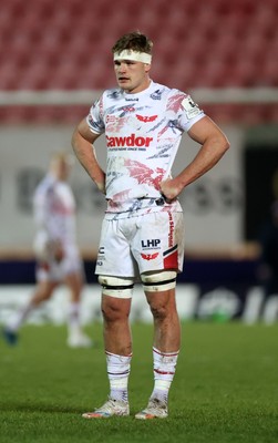 100126 - Scarlets v Section Paloise - Investec Champions Cup - Taine Plumtree of Scarlets 
