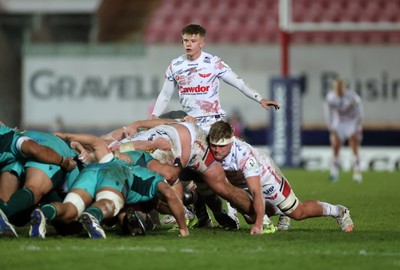 100126 - Scarlets v Section Paloise - Investec Champions Cup - Archie Hughes of Scarlets 
