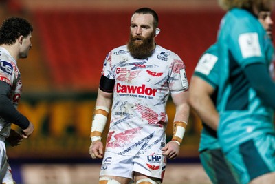 100126 - Scarlets v Section Paloise - Investec Champions Cup - Jake Ball of Scarlets