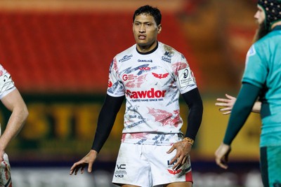 100126 - Scarlets v Section Paloise - Investec Champions Cup - Sam Lousi of Scarlets