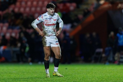 100126 - Scarlets v Section Paloise - Investec Champions Cup - Eddie James of Scarlets