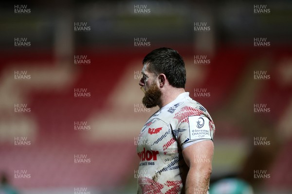 100126 - Scarlets v Section Paloise - Investec Champions Cup - Kemsley Mathias of Scarlets 