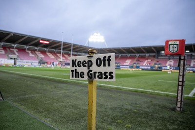 180926 - Scarlets v Saracens - Preseason Friendly -  General view of Parc y Scarlets before kick off