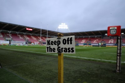 180926 - Scarlets v Saracens - Preseason Friendly - General view of Parc y Scarlets before kick off