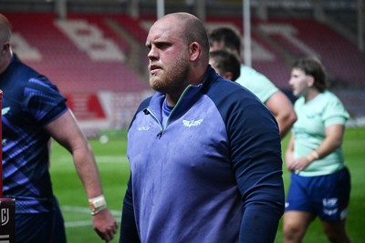 180926 - Scarlets v Saracens - Pre Season Friendly - Corey Domachowski of Scarlets