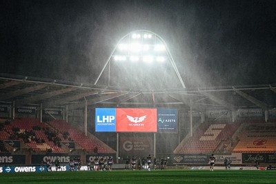 180926 - Scarlets v Saracens - Pre Season Friendly - A general view of play