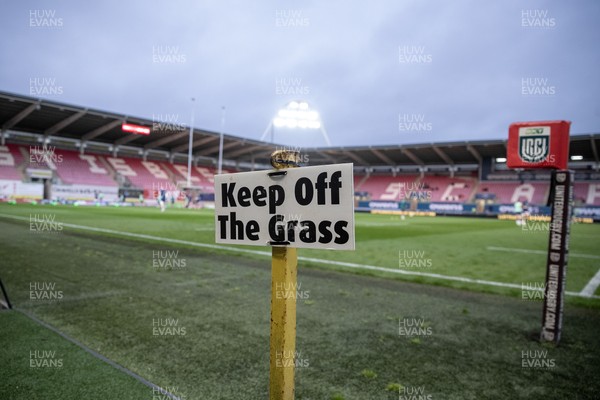 180926 - Scarlets v Saracens - Preseason Friendly -  General view of Parc y Scarlets before kick off