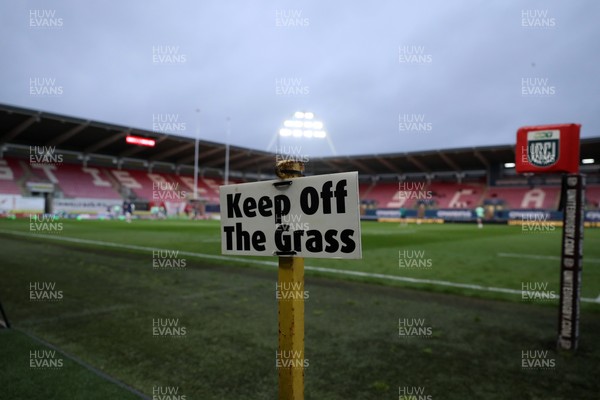 180926 - Scarlets v Saracens - Preseason Friendly - General view of Parc y Scarlets before kick off