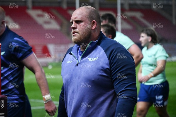 180926 - Scarlets v Saracens - Pre Season Friendly - Corey Domachowski of Scarlets