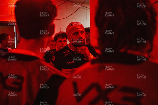 180926 - Scarlets v Saracens - Pre Season Friendly - Josh Maceloed of Scarlets walking out onto the pitch at the start of the match