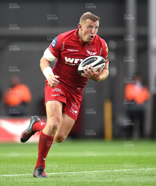 020917 - Scarlets v Southern Kings - Guinness PRO14 - Hadleigh Parkes of the Scarlets