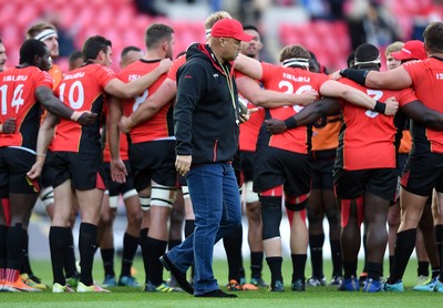 290918 - Scarlets v Southern Kings - Guinness PRO14 - Southern Kings coach Deon Davids