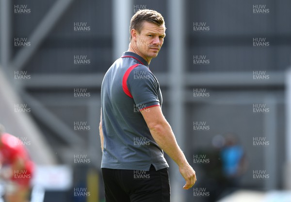 210522 - Scarlets v Stormers - United Rugby Championship - Scarlets head coach Dwayne Peel ahead of kick off