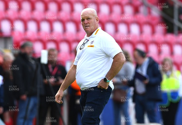 210522 - Scarlets v Stormers - United Rugby Championship - Stormers head coach John Dobson ahead of kick off