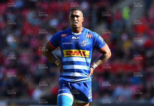 210522 - Scarlets v Stormers - United Rugby Championship - Leolin Zas of Stormers