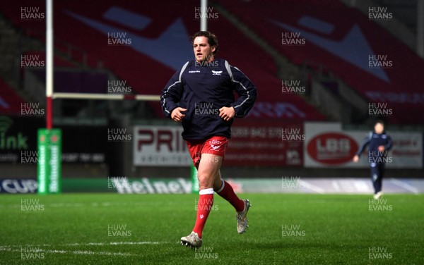 181220 - Scarlets v Toulon - Heineken Champions Cup - Ryan Elias of Scarlets leaves the field after the game was cancelled