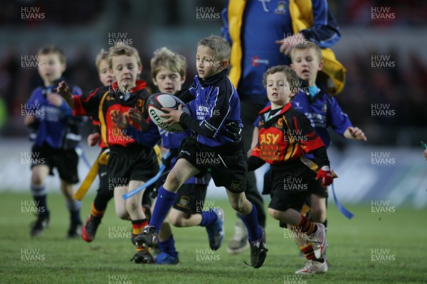 11.12.10 Llanelli Scarlets v Treviso.. Half-time Junior action. 