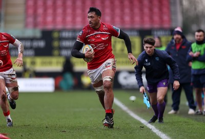 240126 - Scarlets v Ulster - United Rugby Championship - Sam Lousi of Scarlets 