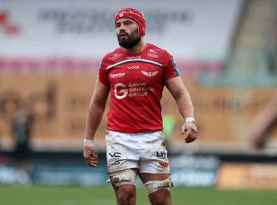 240126 - Scarlets v Ulster - United Rugby Championship - Josh Macleod of Scarlets 