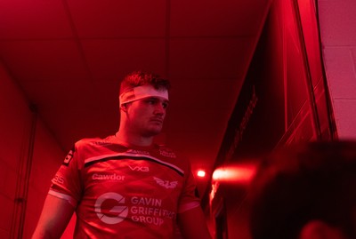 240126 - Scarlets v Ulster - United Rugby Championship - Taine Plumtree of Scarlets 