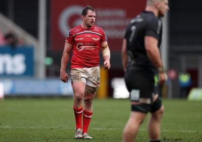 240126 - Scarlets v Ulster - United Rugby Championship - Ryan Elias of Scarlets 