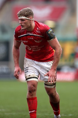 240126 - Scarlets v Ulster - United Rugby Championship - Taine Plumtree of Scarlets 